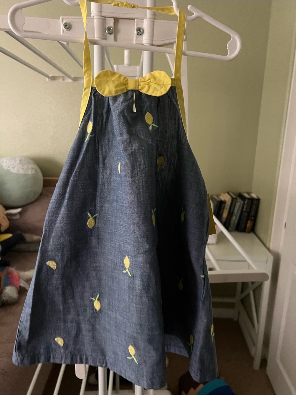 Gymboree Lemon Embroidered Halter Top